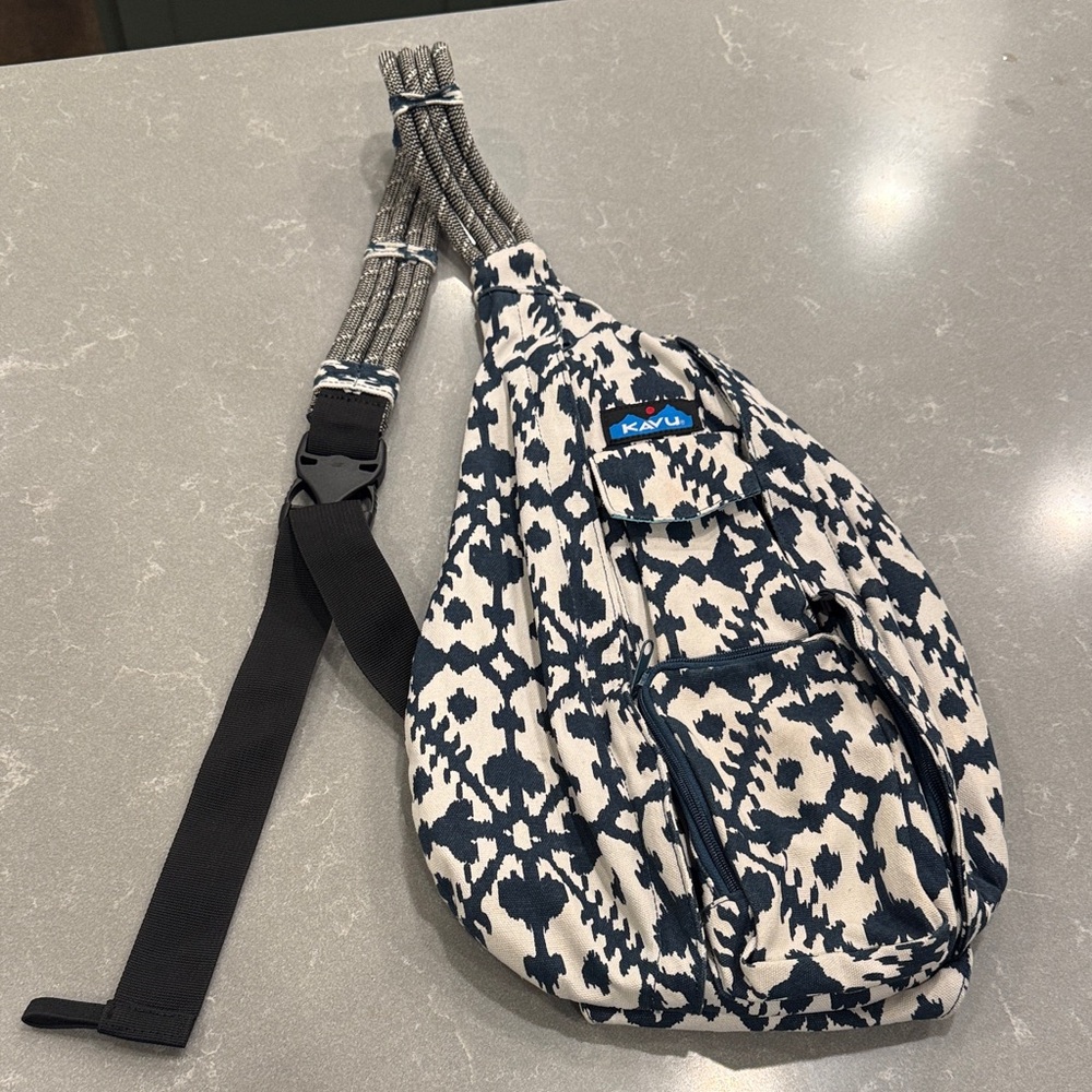 KAVU Monochrome Patterned Sling Bag